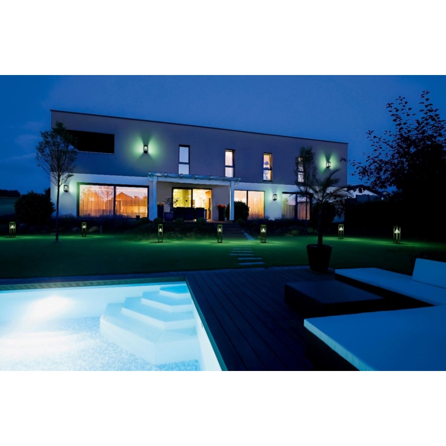 Ledvance - LED RGBW Dimbare solar wandlamp met sensor SMART+ ALPS LED/6W/3,7V 3000K IP44