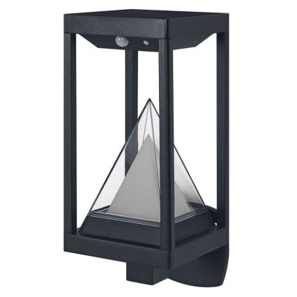 Ledvance - LED RGBW Dimbaar zonne- wandlamp met bewegings- en schemersensor SMART+ ALPS LED/6W/3,7V 2200 mAh 3000K IP44
