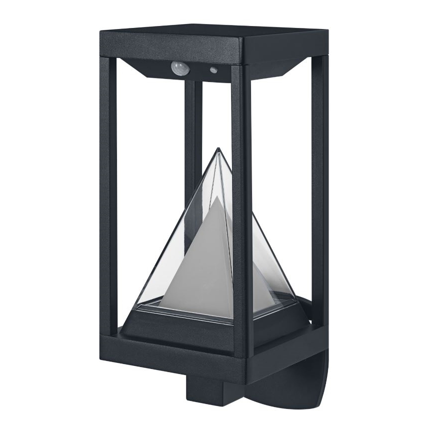 Ledvance - LED RGBW Dimbaar zonne- wandlamp met bewegings- en schemersensor SMART+ ALPS LED/6W/3,7V 2200 mAh 3000K IP44