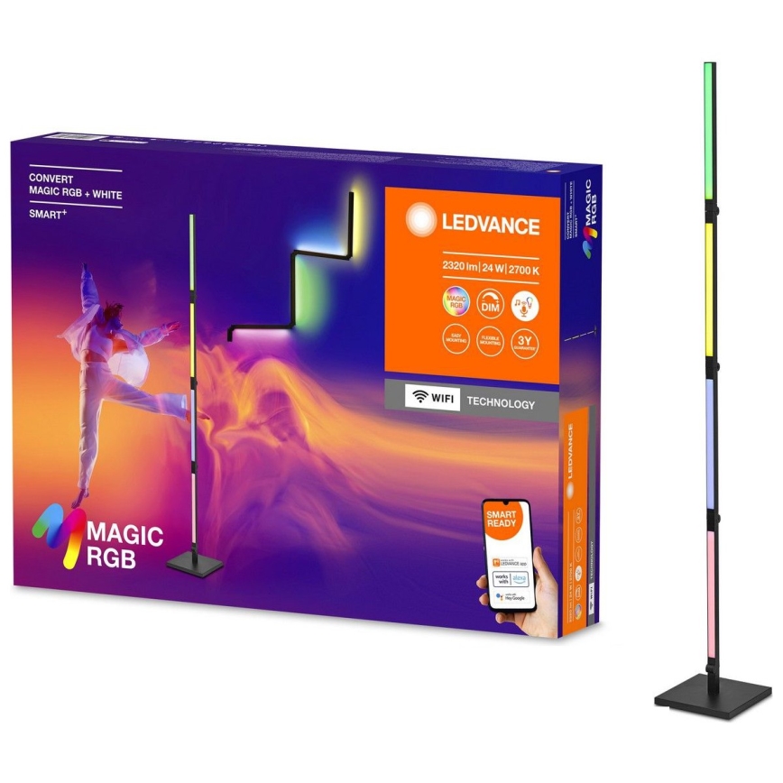 Ledvance - LED RGBW Dimbare staande lamp 2in1 SMART+ MAGIC LED/24W/230V Wi-Fi