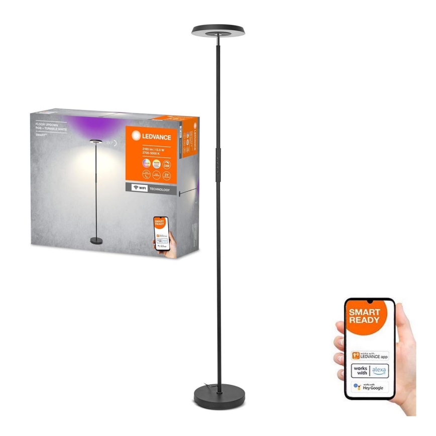 Ledvance - LED RGBW dimbare staande lamp SMART+ FLOOR LED/24W/230V 2700-5000K Wi-Fi