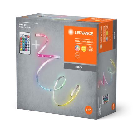 Ledvance - LED RGBW dimbare strip FLEX 3m LED/10W/230V + afstandsbediening