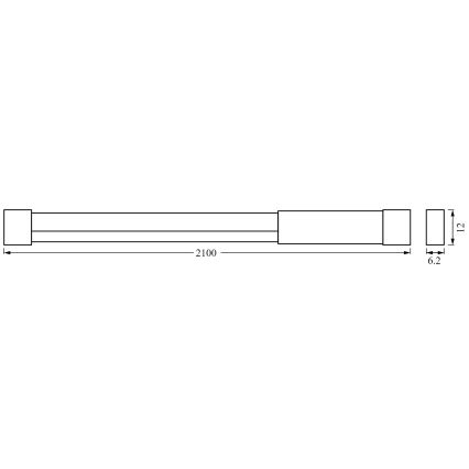 Ledvance - LED RGBW dimbare strip NEON FLEX 2,1m LED/4W/5V + afstandsbediening