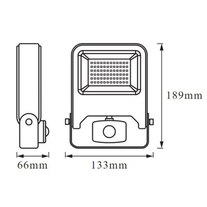 Ledvance - LED Schijnwerper ENDURA met sensor LED/20W/230V IP44