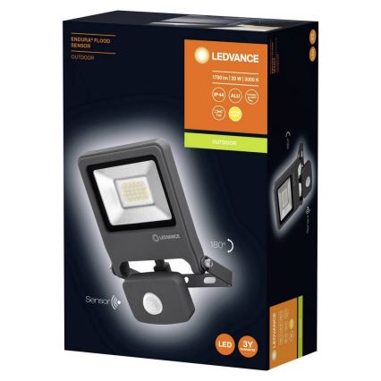 Ledvance - LED Schijnwerper met sensor ENDURA LED/20W/230V IP44