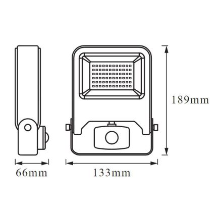 Ledvance - LED Schijnwerper met sensor ENDURA LED/20W/230V IP44