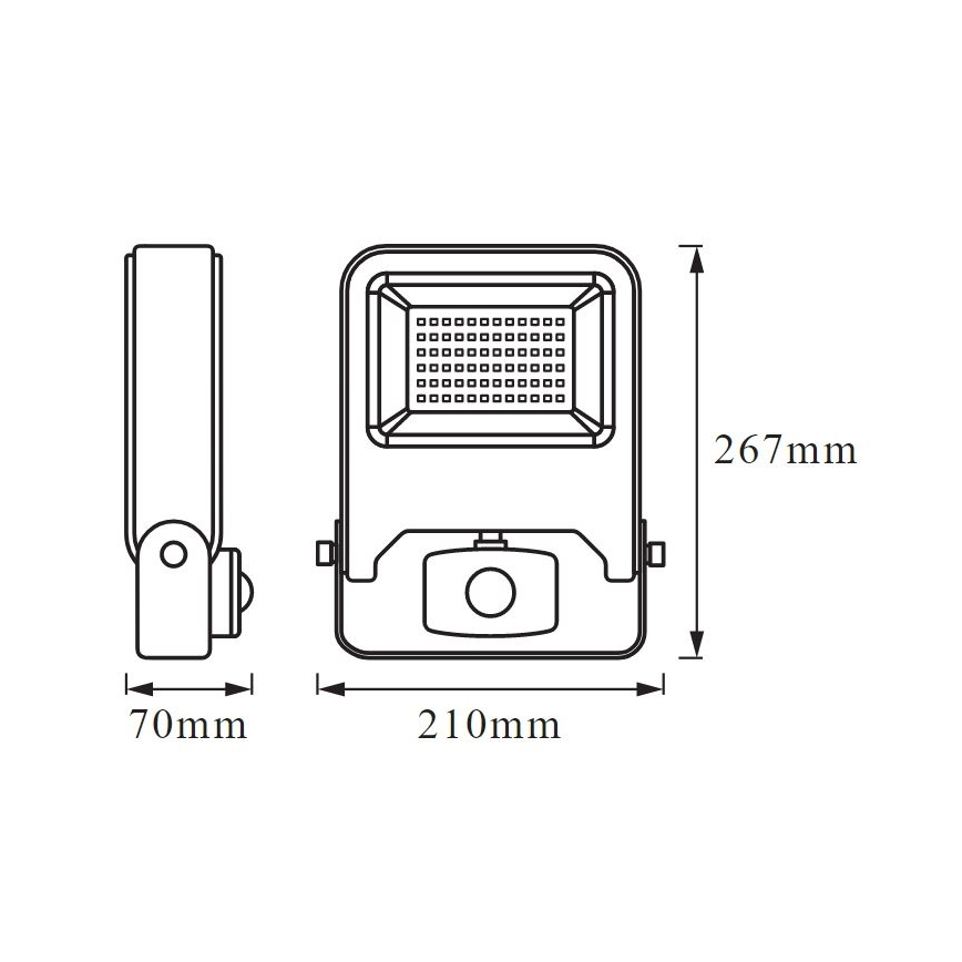 Ledvance - LED Schijnwerper met sensor ENDURA LED/50W/230V IP44