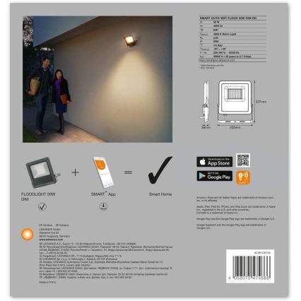 Ledvance - LED Schijnwerper SMART+ FLOOD LED/50W/230V IP65 Wi-Fi