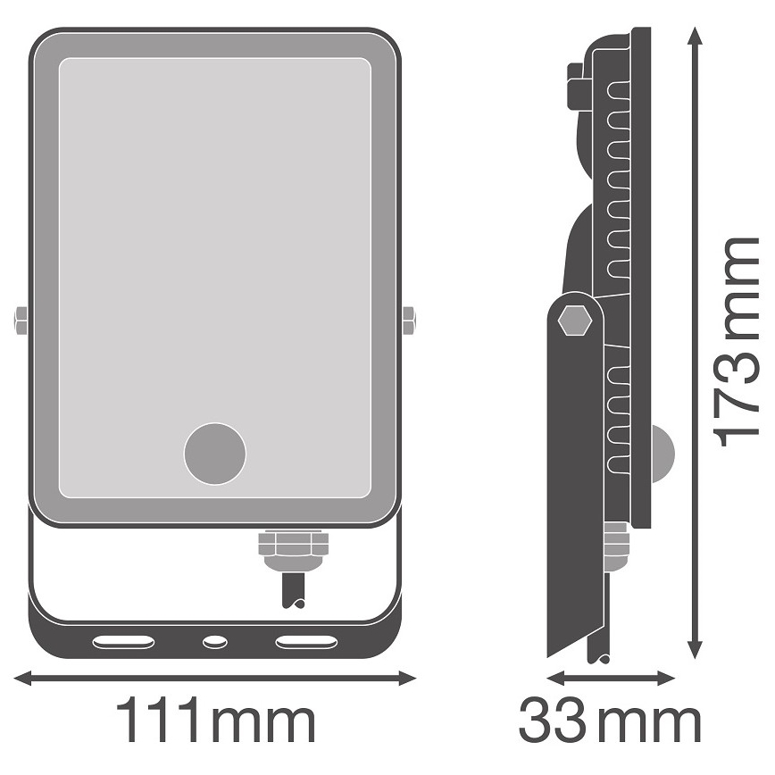 Ledvance - LED Schijnwerper voor Buiten met Sensor FLOODLIGHT LED/20W/230V 6500K IP65