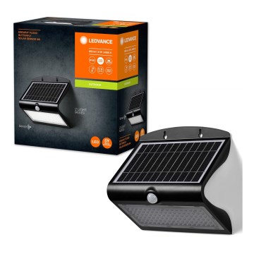 Ledvance - LED Solar wandlamp met sensor VLINDER LED/8W/3,7V IP65