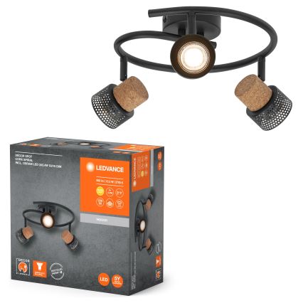 Ledvance - LED Spot DECOR CORK 3xGU10/3,4W/230V