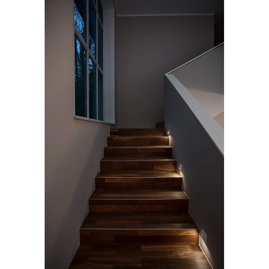 Ledvance - LED Trapverlichting met sensor NIGHTLUX LED/0,25W/3×AAA IP54