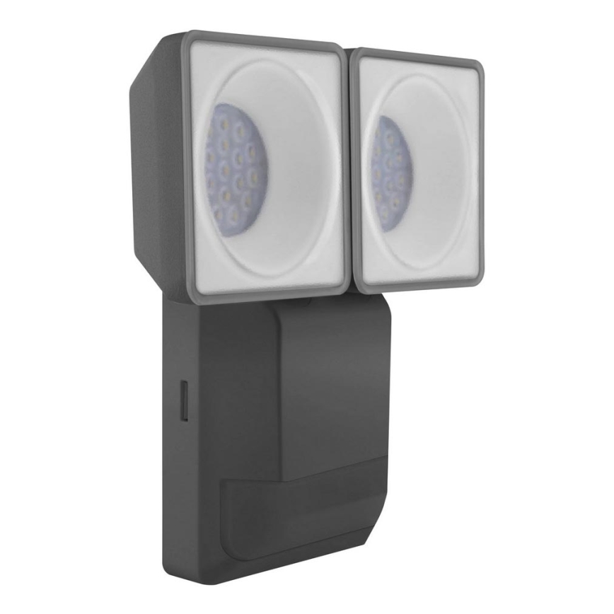 Ledvance - LED Wand Lamp voor Buiten met Sensor SPOT 2xLED/8W/230V IP55