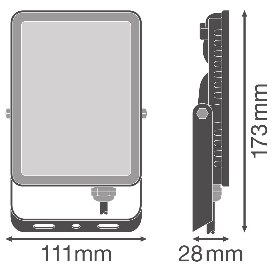 Ledvance - LED Wand Schijnwerper voor Buiten FLOODLIGHT LED/20W/230V 6500K IP65