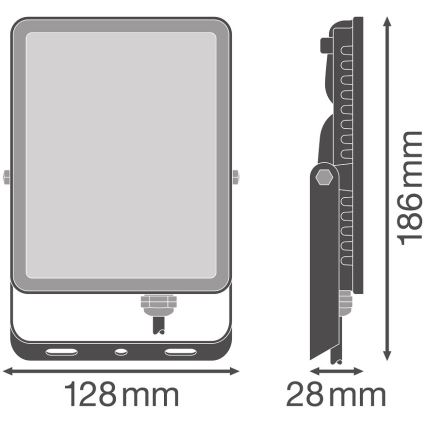 Ledvance - LED Wand Schijnwerper voor Buiten FLOODLIGHT LED/30W/230V 4000K IP65