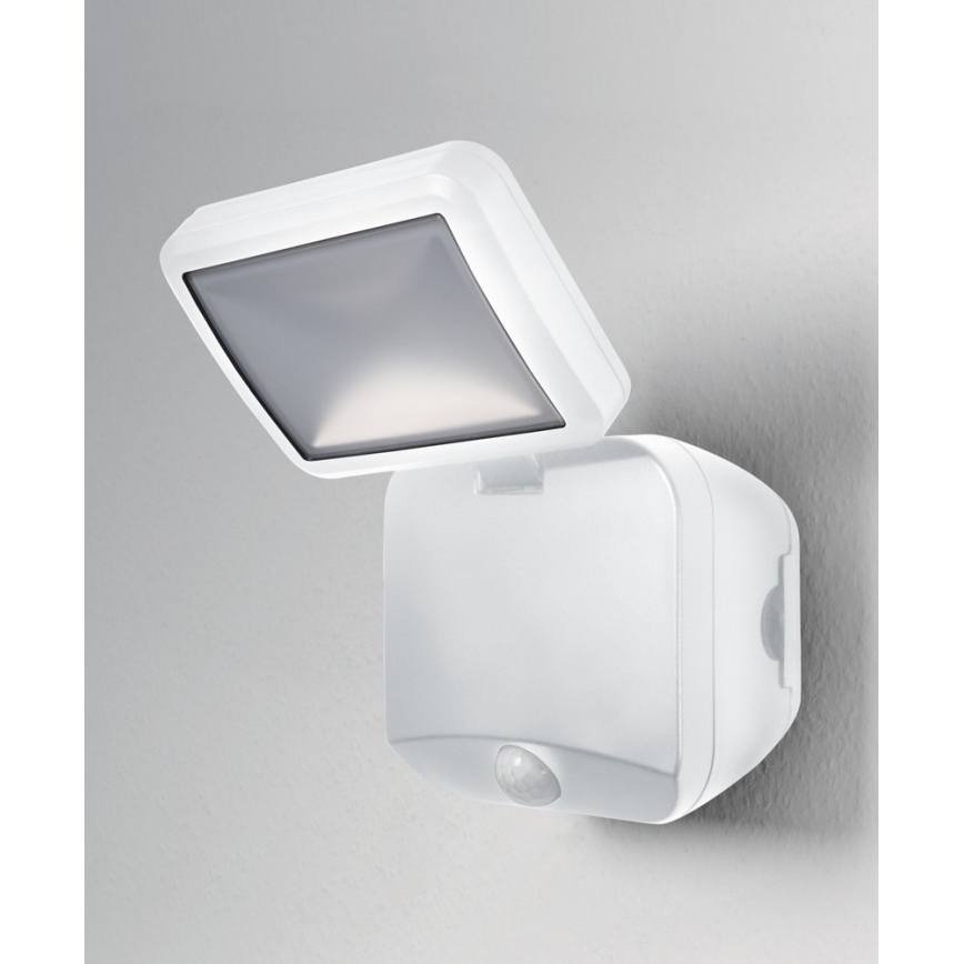 Ledvance - LED Wandlamp voor buiten met sensor BATTERY LED/4W/4xD IP54