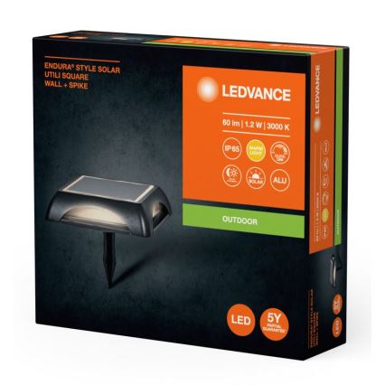 Ledvance - LED Dimbare zonne-energie lamp ENDURA STYLE SOLAR LED/1,2W/3,7V 2000 mAh IP65