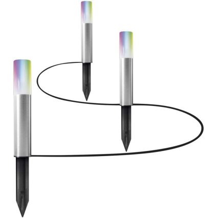 Ledvance - LOT 3x Kit d'extension de lampe extérieur RGBW SMART+ MINI 3xLED/3,1W/230V IP65 Wi-Fi