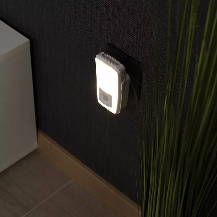Ledvance - Lumière d'orientation LED avec détecteur LUNETTA LED/2W/230V