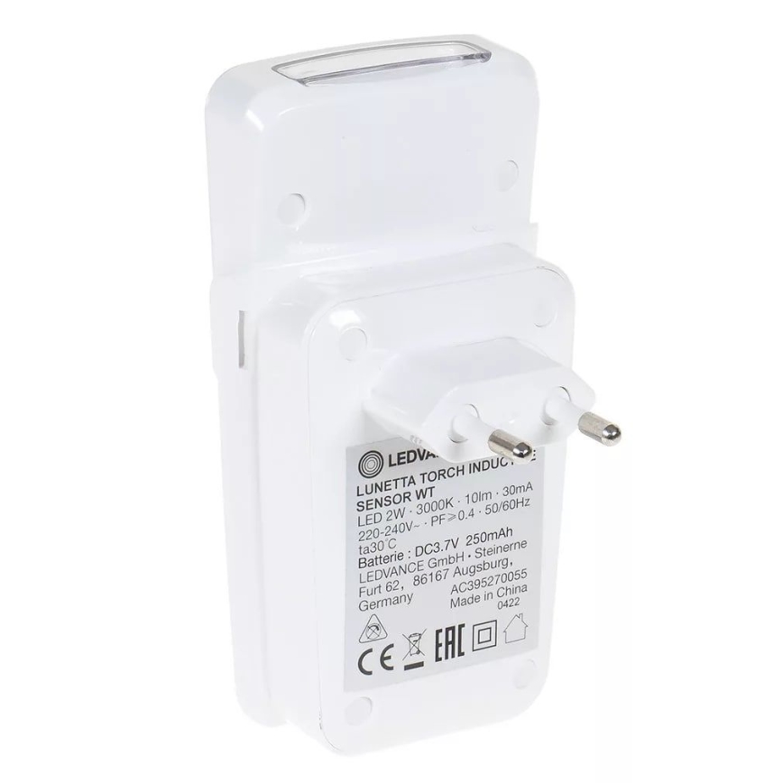 Ledvance - Lumière d'orientation LED avec détecteur LUNETTA LED/2W/230V