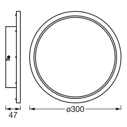 Ledvance - Luminaire de salle de bain SMART+ DISC LED/18W/230V 3000-6500K Wi-Fi IP44