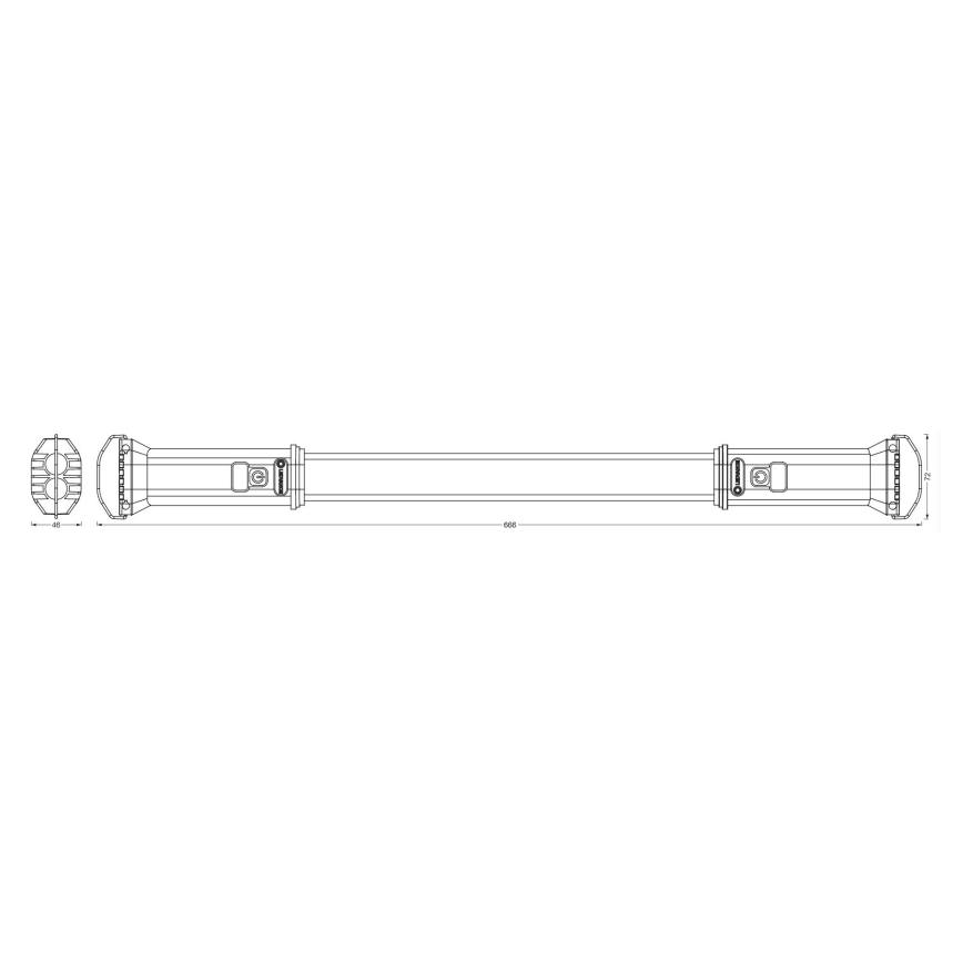 Ledvance - Luminaire industriel TUBE LED/10W/5V IP54