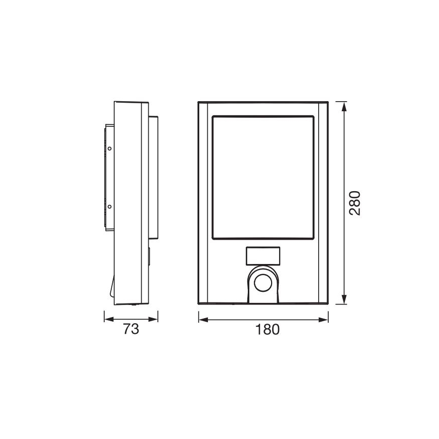 Ledvance - LED À intensité variable applique murale extérieure avec détecteur et caméra SMART+ LED/22W/230V IP44 Wi-Fi
