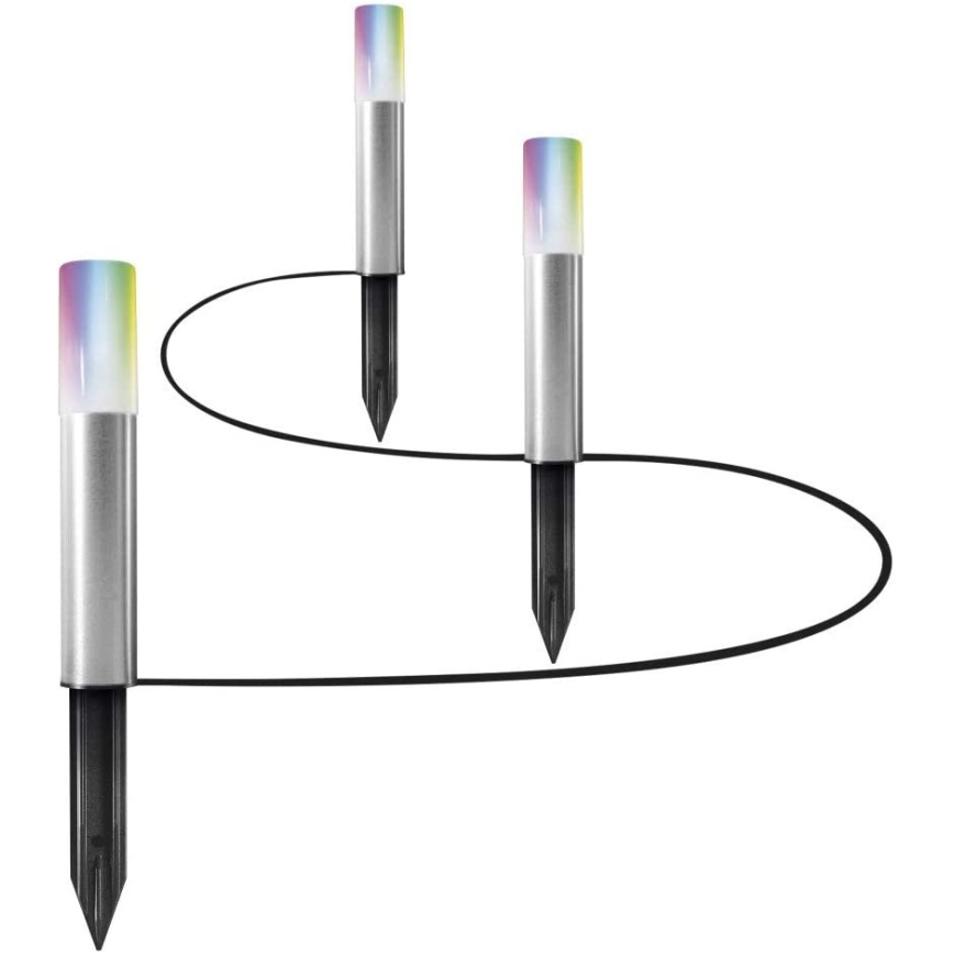 Ledvance - PACK 3x Lampe d'extérieur LED RGBW SMART+ MINI 3xLED/1,9W/230V IP44 Wi-Fi
