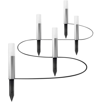 Ledvance - PACK 5x Lampe d'extérieur LED RGBW SMART+ GARDEN POLE 5xLED/5,7W/230V IP65 Wi-Fi