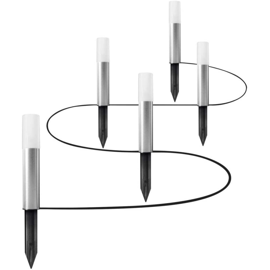 Ledvance - PACK 5x Lampe d'extérieur LED RGBW SMART+ GARDEN POLE 5xLED/5,7W/230V IP65 Wi-Fi