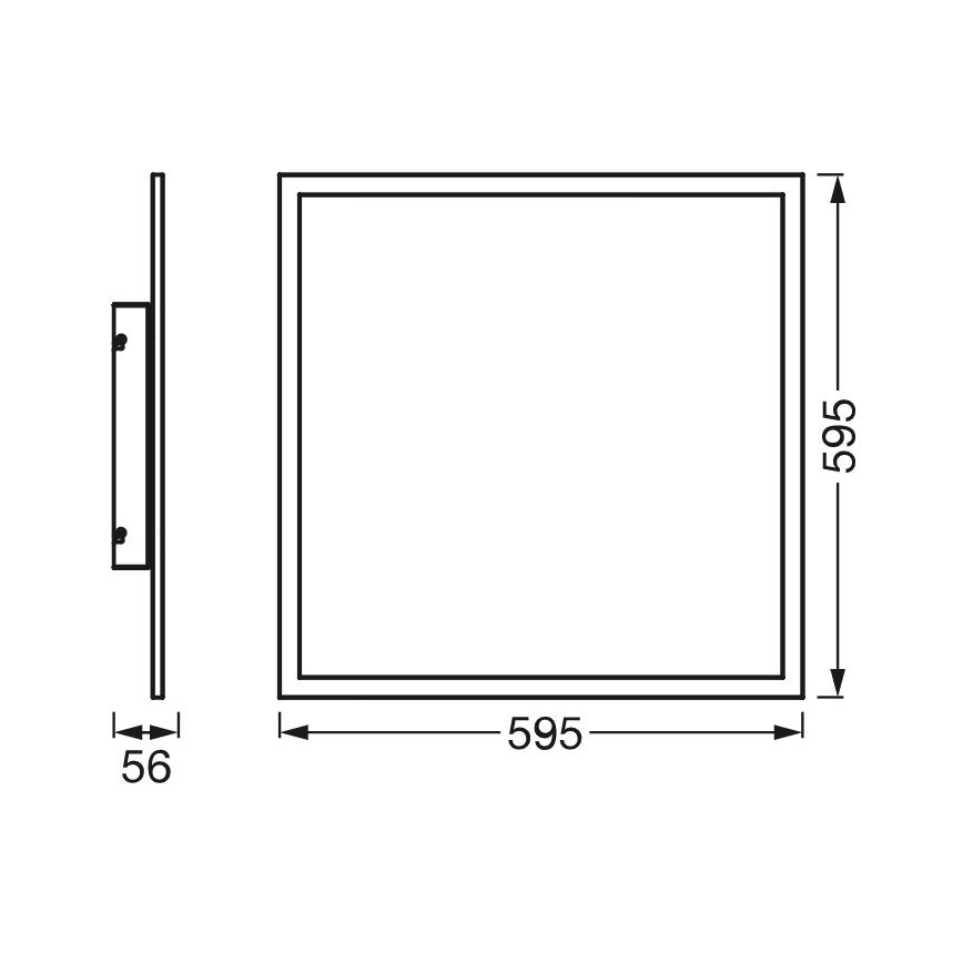 Ledvance - Panneau à intensité variable LED RGBW SMART+ PLANON LED/40W/230V 3000-6500K Wi-Fi + Télécommande