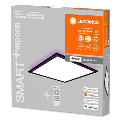 Ledvance - Panneau LED RGBW à intensité variable SMART+ PLANON LED/28W/230V 3000-6500K Wi-Fi + Télécommande