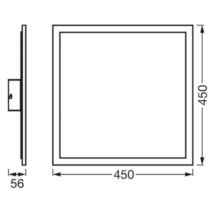 Ledvance - Panneau LED RGBW à intensité variable SMART+ PLANON LED/28W/230V 3000-6500K Wi-Fi + Télécommande