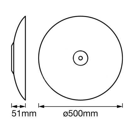 Ledvance - Plafond Lamp SMART+ TIBEA 1xE27/40W/230V