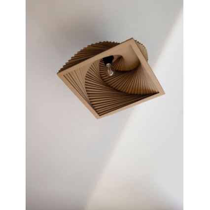 Ledvance - Plafondlamp DECOR CARDBOARD 1xE27/15W/230V 40x40 cm