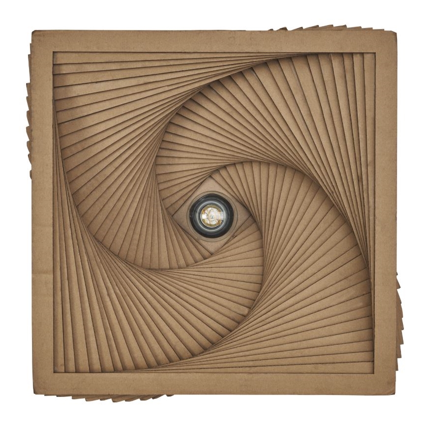 Ledvance - Plafondlamp DECOR CARDBOARD 1xE27/15W/230V 40x40 cm