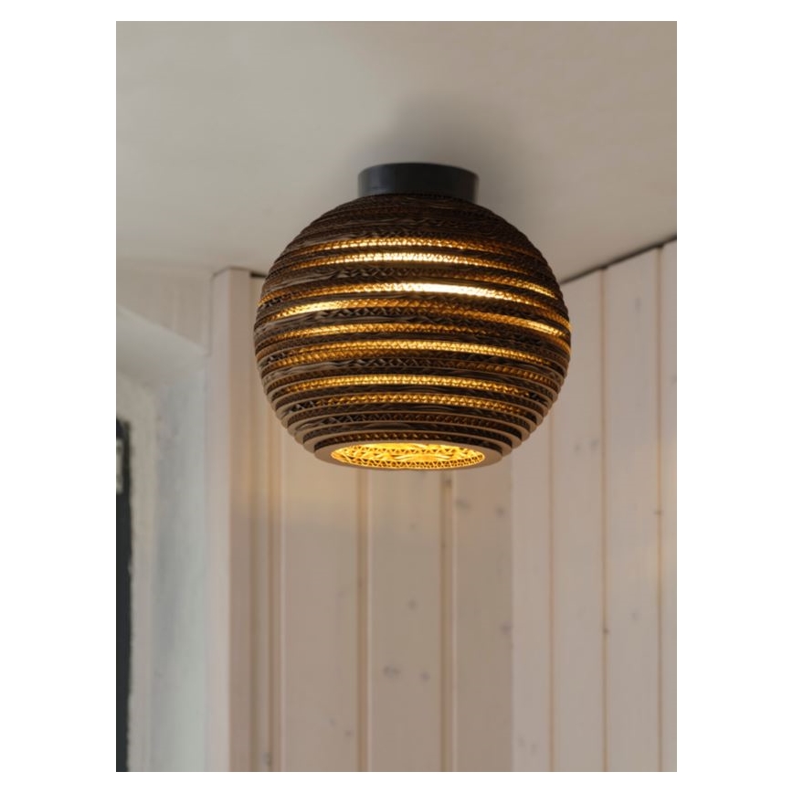 Ledvance - Plafondlamp DECOR CARDBOARD 1xE27/15W/230V diameter 26 cm