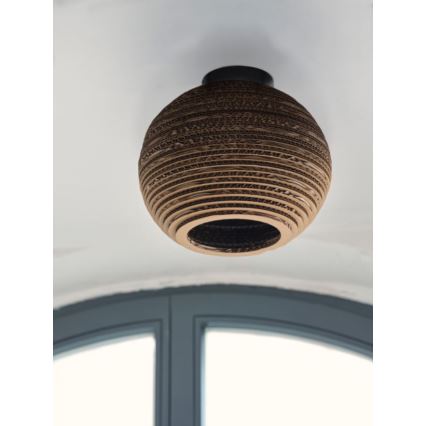 Ledvance - Plafondlamp DECOR CARDBOARD 1xE27/15W/230V diameter 26 cm