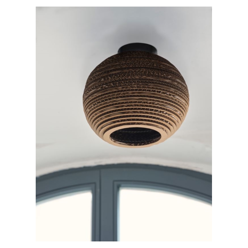 Ledvance - Plafondlamp DECOR CARDBOARD 1xE27/15W/230V diameter 26 cm