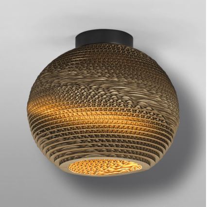 Ledvance - Plafondlamp DECOR CARDBOARD 1xE27/15W/230V diameter 26 cm