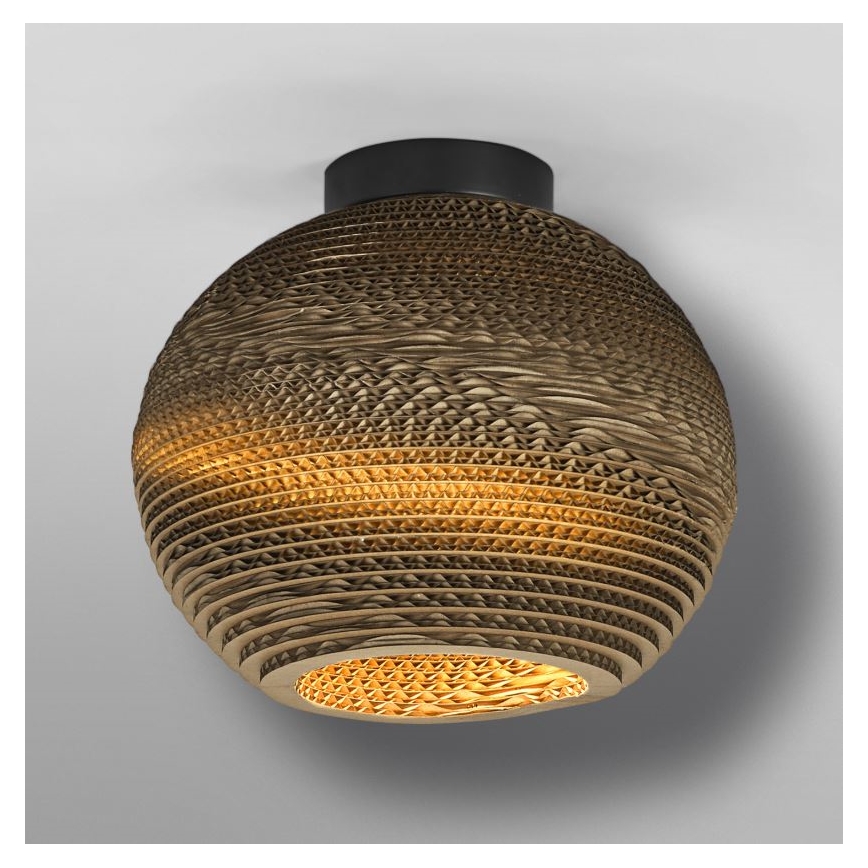 Ledvance - Plafondlamp DECOR CARDBOARD 1xE27/15W/230V diameter 26 cm