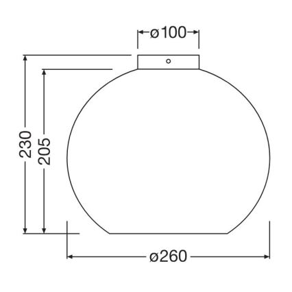 Ledvance - Plafondlamp DECOR CARDBOARD 1xE27/15W/230V diameter 26 cm