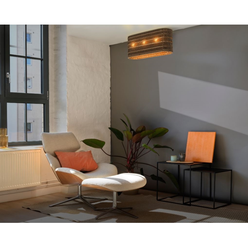 Ledvance - Plafondlamp DECOR CARDBOARD 3xE27/15W/230V