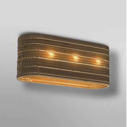 Ledvance - Plafondlamp DECOR CARDBOARD 3xE27/15W/230V