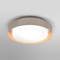 Ledvance - Plafondlamp ORBIS MADRID 2xE27/10W/230V hout