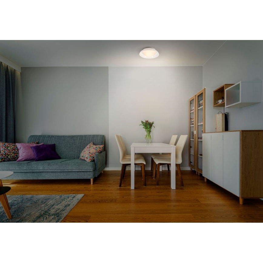 Ledvance - Plafondlamp ORBIS MILAN 2xE27/10W/230V wit