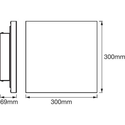 Ledvance - Plafonnier à intensité variable LED RGB SMART+ FRAMELESS LED/20W/230V 3000K-6500K Wi-Fi