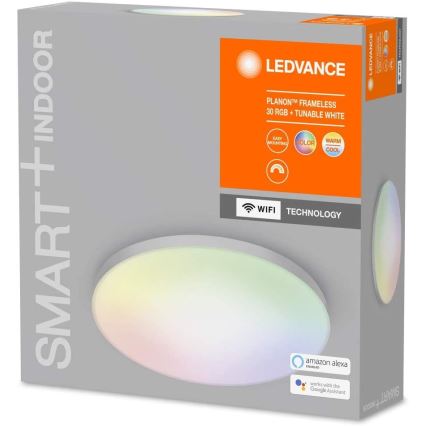 Ledvance -  Plafonnier à intensité variable LED RGB+TW SMART+ FRAMELESS LED/20W/230V 3000K-6500K wi-fi