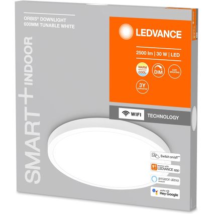 Ledvance - Plafonnier à intensité variable LED SMART+ DOWNLIGHT LED/30W/230V 3000-6500K Wi-Fi