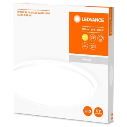 Ledvance - Plafonnier à intensité variable ORBIS LED/22W/230V blanc